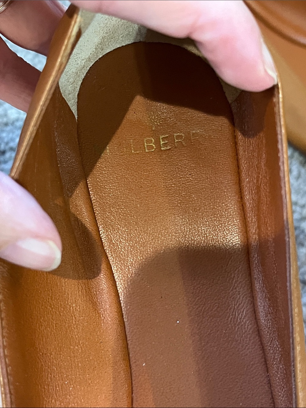 Mulberry leather brown bow ballet flats - Picture 6 of 9